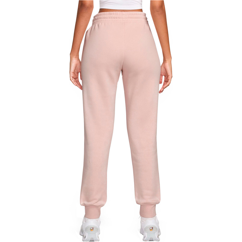 Nike pantalón mujer SPORTSWEAR PHOENIX ROSA vista trasera