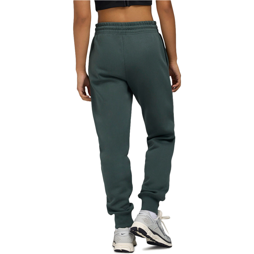 Nike pantalón mujer SPORTSWEAR PHOENIX VERDE vista trasera