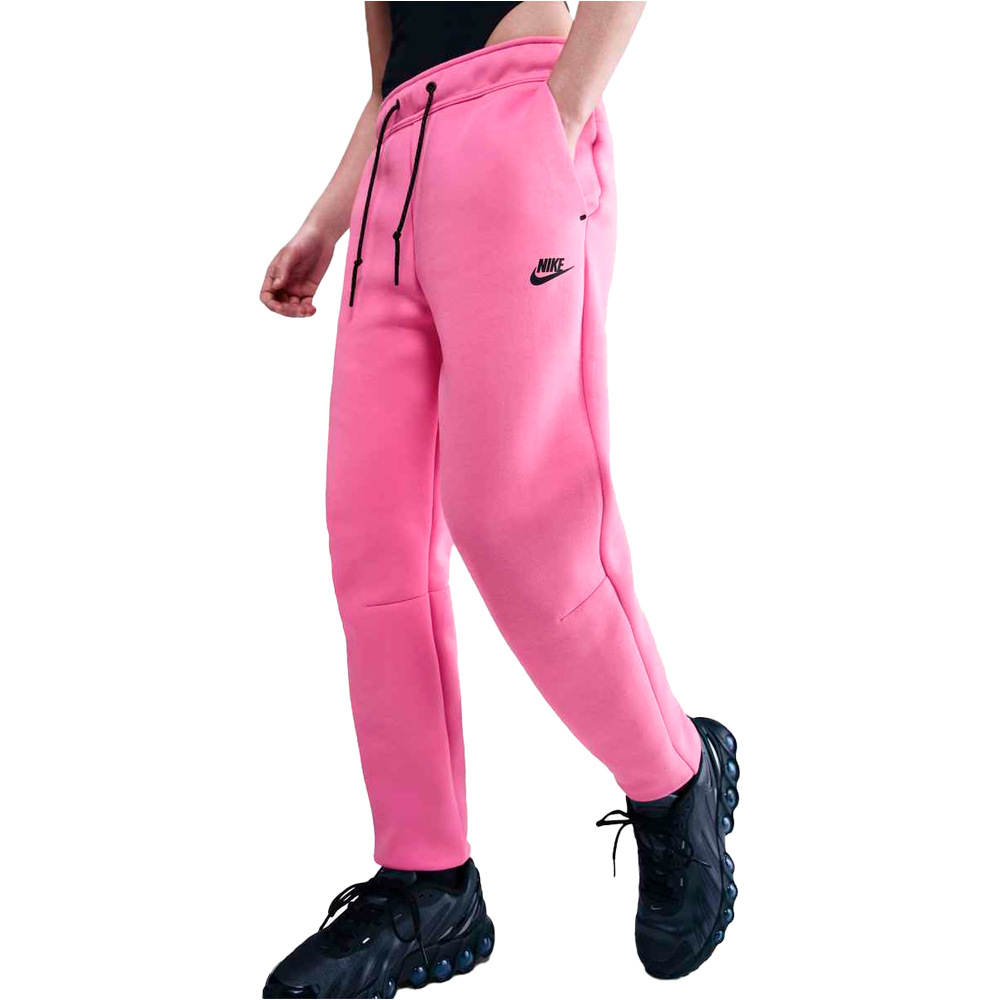 Nike pantalón mujer SPORTSWEAR TECH ROSA vista frontal