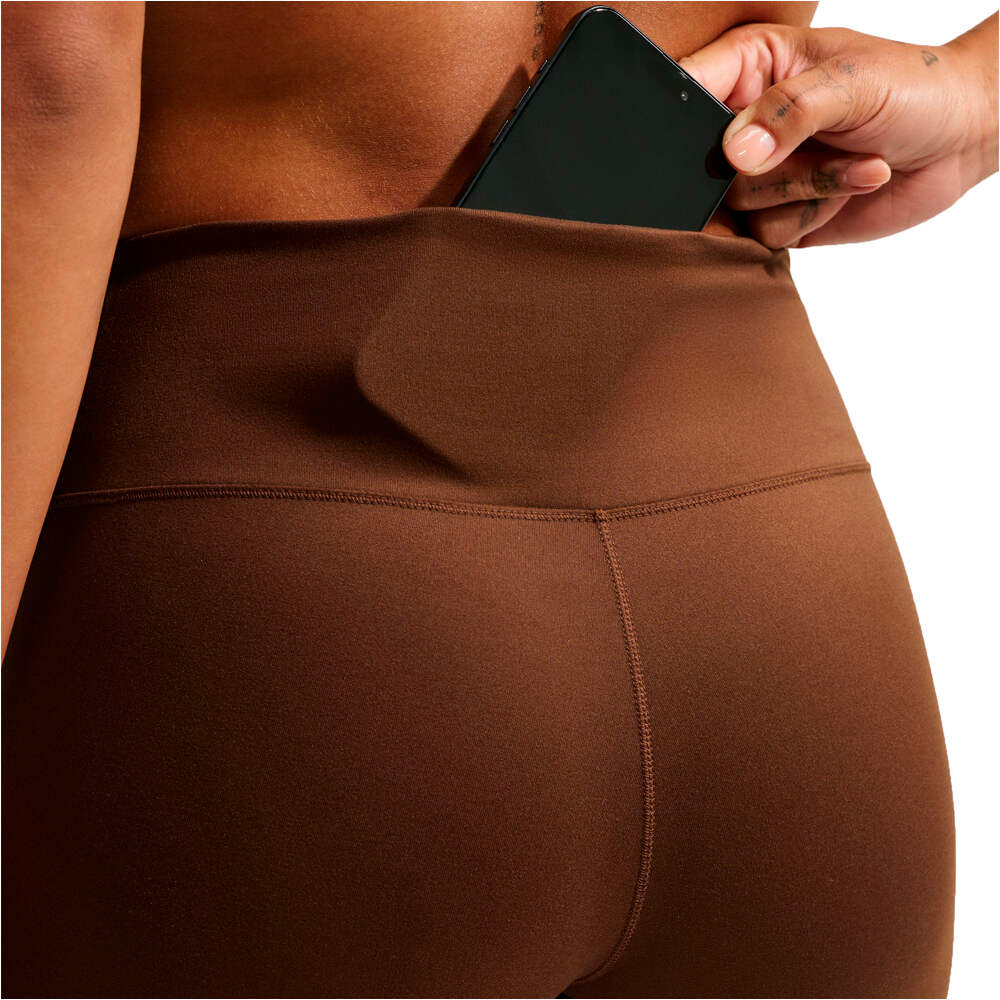 Nike pantalón mujer W NK ONE DF HR TGHT FLRE USEAM MARRON 04