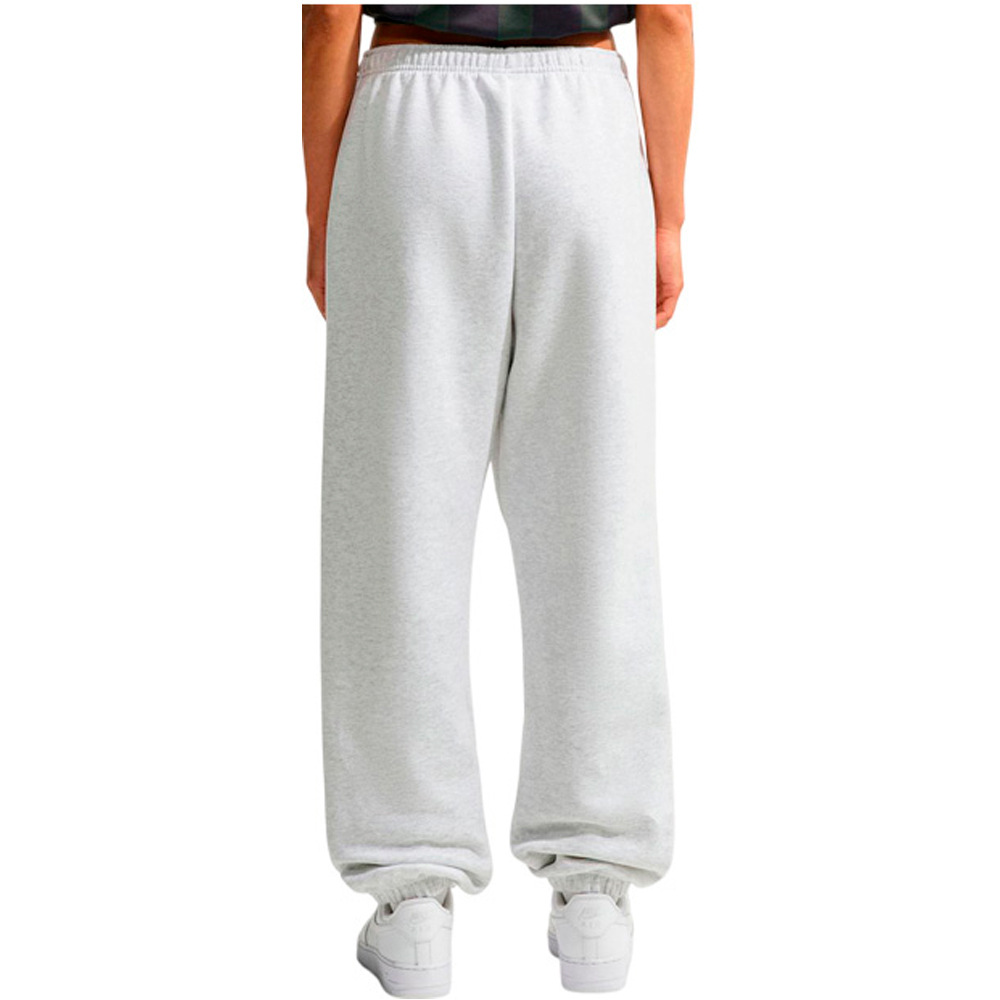 Nike pantalón mujer W NK STDO FLC MW HR OS CFF PNT BLANCO vista trasera