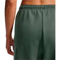 Nike pantalón mujer W NK STDO FLC MW HR OS CFF PNT VERDE 03