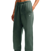 Nike pantalón mujer W NK STDO FLC MW HR OS CFF PNT VERDE vista detalle