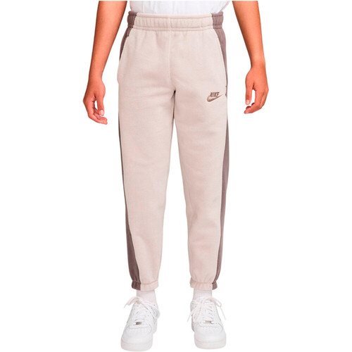 Nike pantalón niño K CLUB WINTER JGGR MARRON