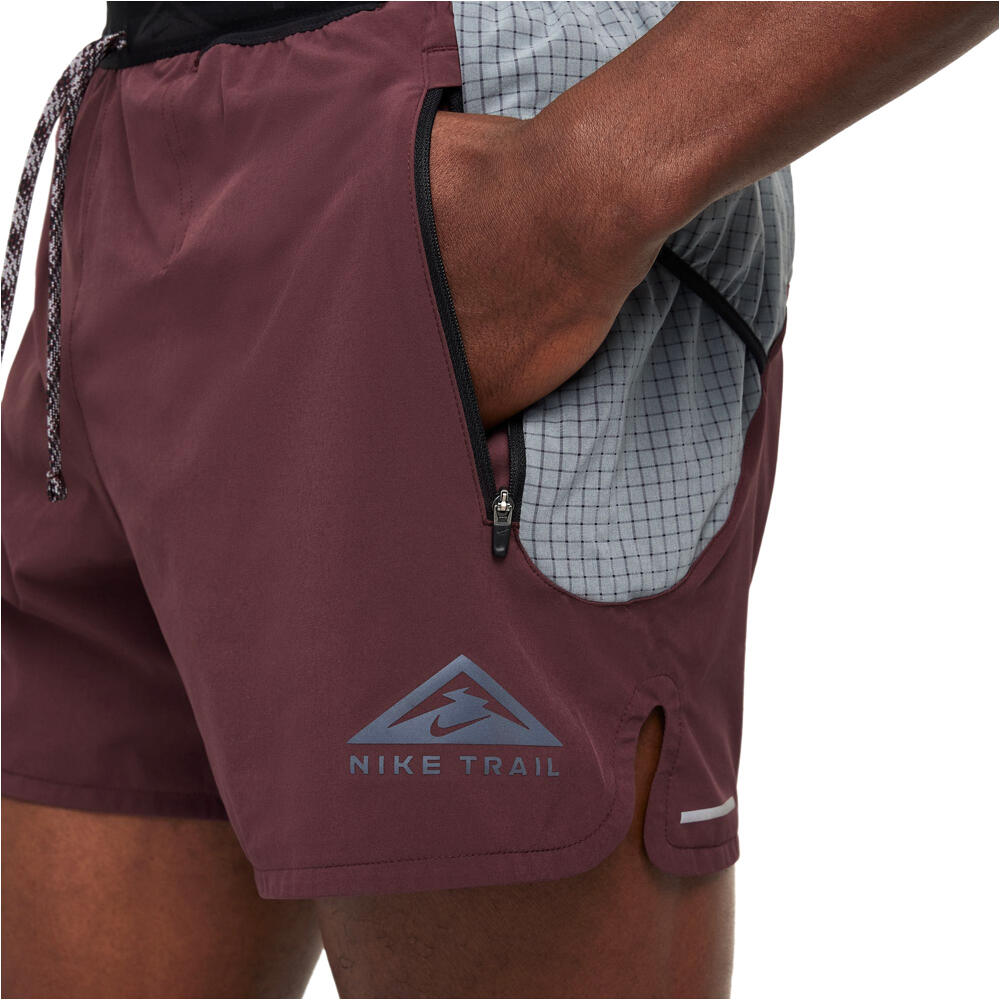 Nike pantalón running hombre DRI-FIT SECOND SUNRISE ROJO vista detalle