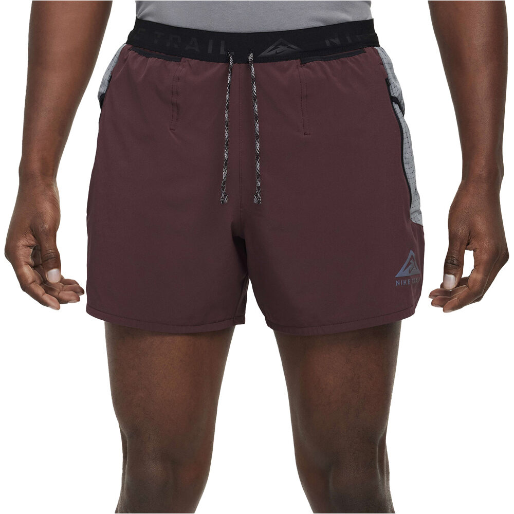 Nike pantalón running hombre DRI-FIT SECOND SUNRISE ROJO vista frontal