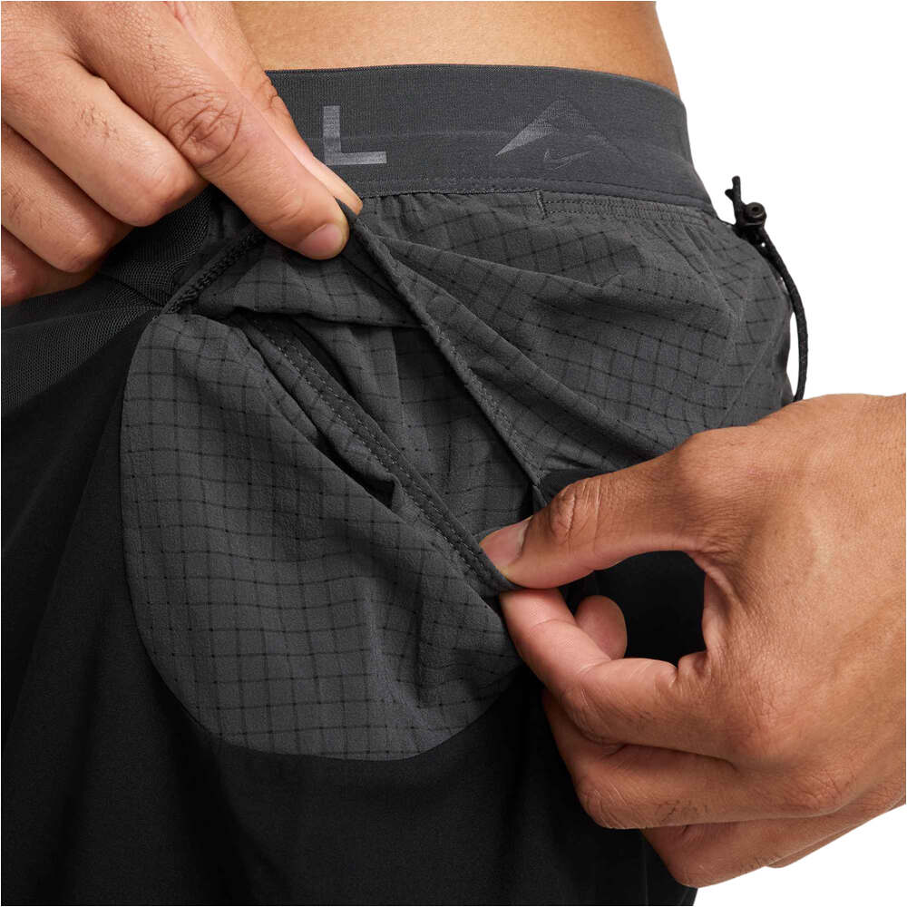 Nike pantalón running hombre TRAIL SECOND SUNRISE NEGRO 05
