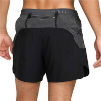 Nike pantalón running hombre TRAIL SECOND SUNRISE NEGRO vista trasera