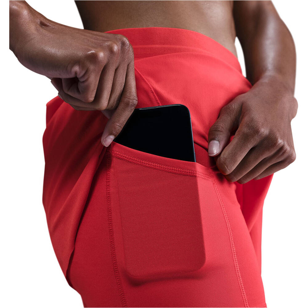 Nike pantalón running mujer DRI-FIT SWIFT ROJO 05