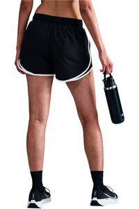 Nike pantalón running mujer DRI-FIT TEMPO NEGRO vista trasera