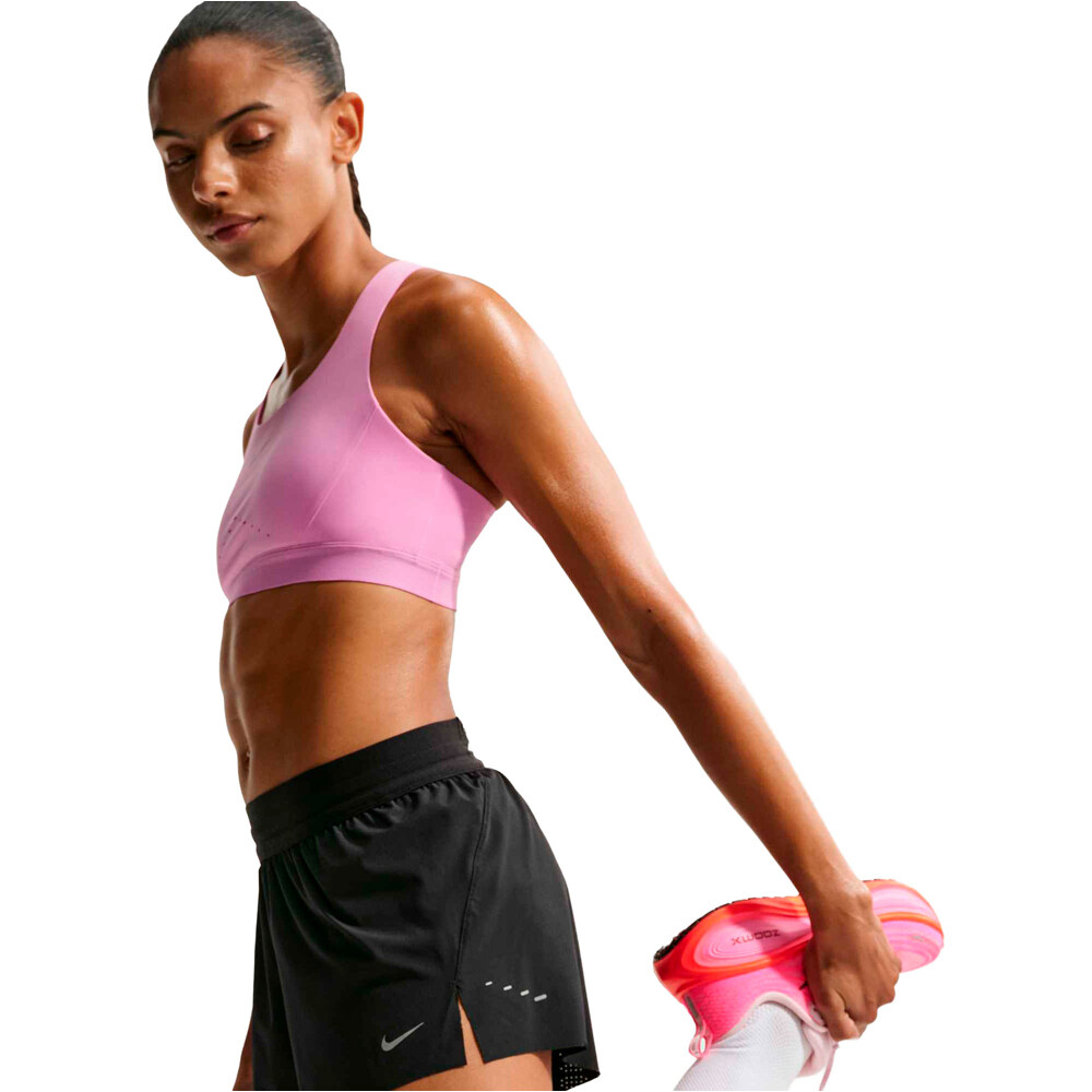 Nike pantalón running mujer SWIFT BREATHE NEGRO 04