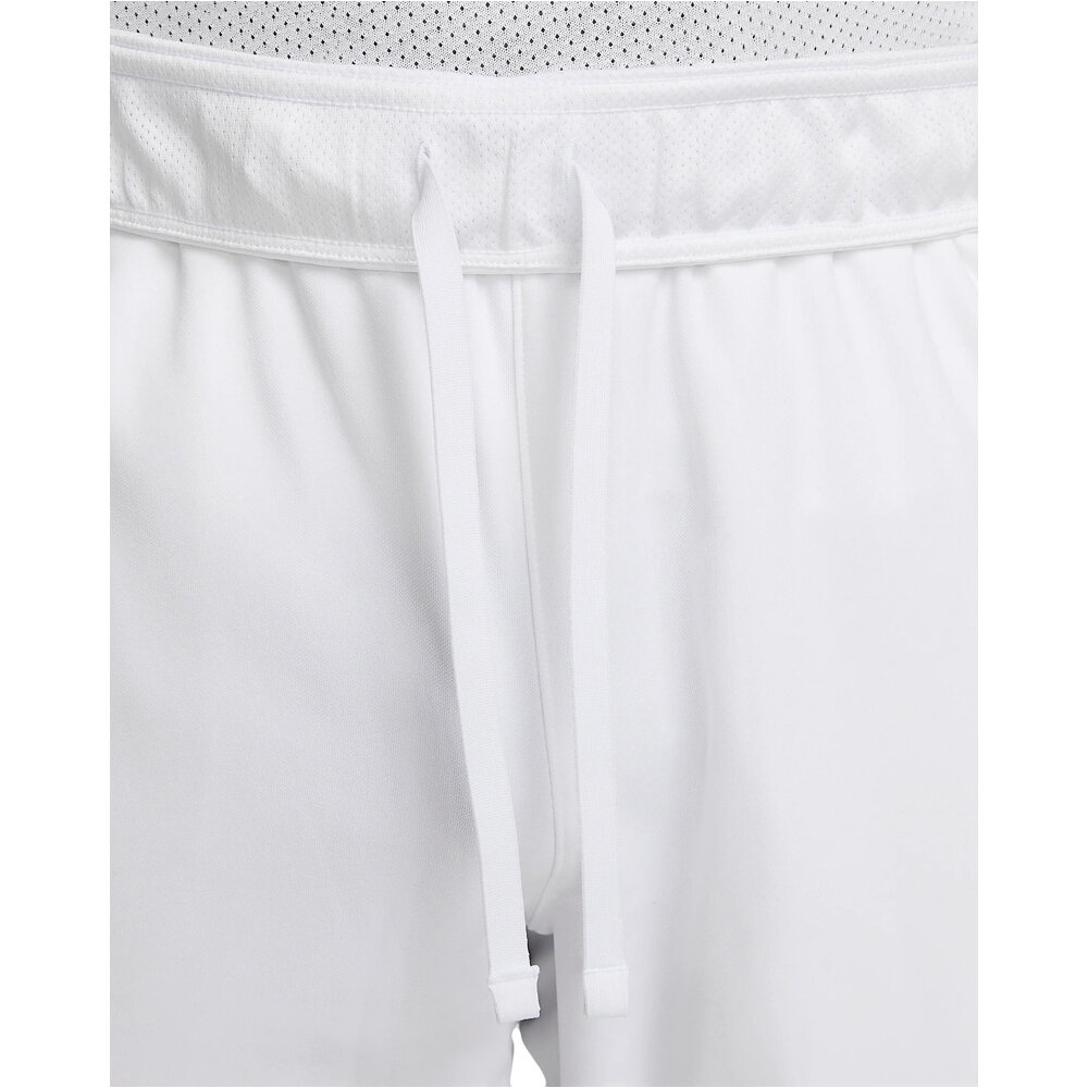 Nike pantalón tenis hombre COURT HERITAGE BLANCO vista detalle