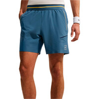Nike pantalón tenis hombre M NKCT DF ADVTG 6IN SHORT GRIS vista detalle