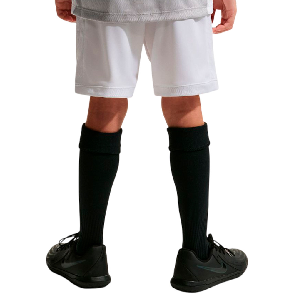 Nike pantalones cortos futbol niño DRI-FIT ACADEMY BLANCO vista trasera
