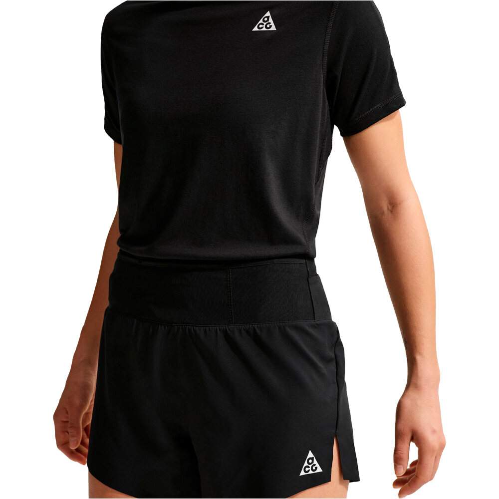 Nike pantalones cortos trail running mujer DRI-FIT ACG TRAIL NEGRO vista detalle