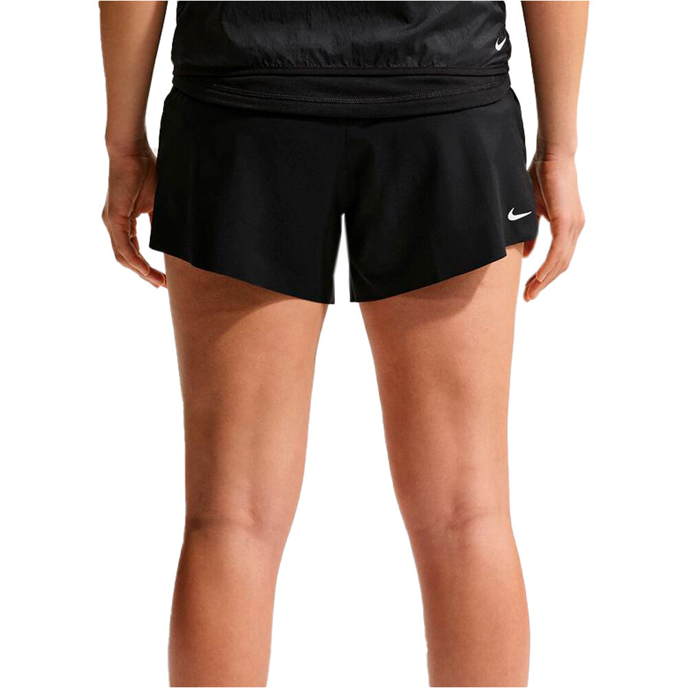 Nike pantalones cortos trail running mujer DRI-FIT ACG TRAIL NEGRO vista trasera