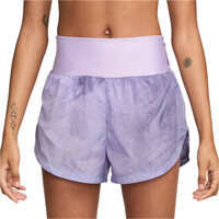 Nike pantalones cortos trail running mujer TRAIL RPL MORADO vista frontal