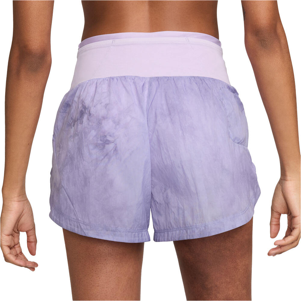 Nike pantalones cortos trail running mujer TRAIL RPL MORADO vista trasera
