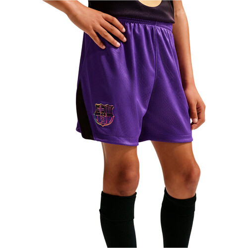 Nike pantalones fútbol oficiales niño BARCELONA 26/27 SEGUNDA EQUIPACION KOBE MORADO
