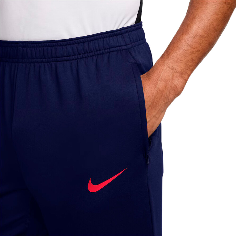 Nike pantalones largos futbol DRI-FIT STRIKE AZUL vista detalle