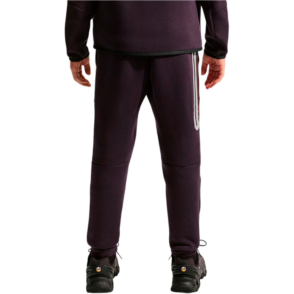 Nike pantalones largos futbol niño FCB B NSW TCH FLCJGR REFLECTWP ROJO vista trasera