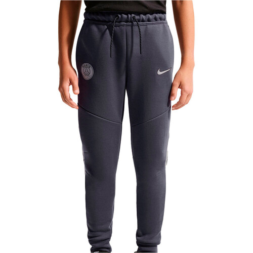 Nike pantalones largos futbol niño PSG BNSW TCH FLC JGGR RFLCT WP GRIS