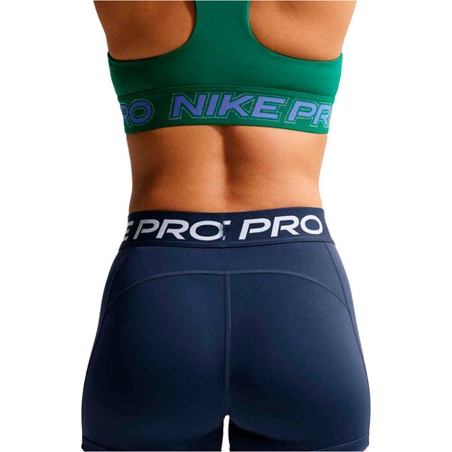 Nike pantalones y mallas cortas fitness mujer DRI-FIT PRO 365 AZUL