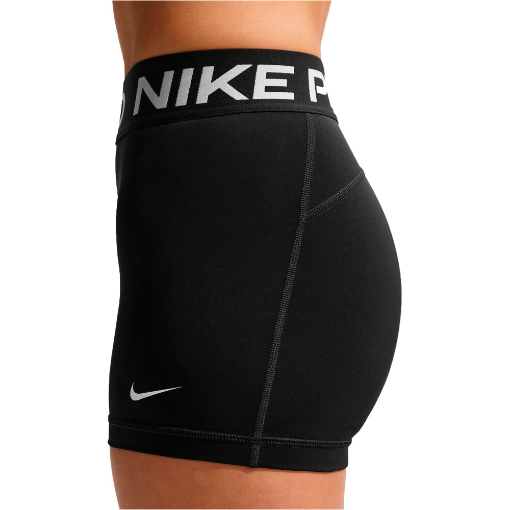 Nike pantalones y mallas cortas fitness mujer DRI-FIT PRO 365 NEGRO vista detalle