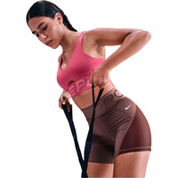 Nike pantalones y mallas cortas fitness mujer DRI-FIT PRO SCULPT MARRON 04