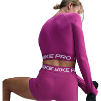 Nike pantalones y mallas cortas fitness mujer PRO 365 MORADO 03