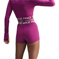 Nike pantalones y mallas cortas fitness mujer PRO 365 MORADO vista trasera