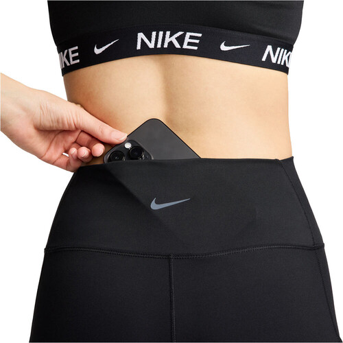 Nike pantalones y mallas largas fitness mujer DRI-FIT ONE NEGRO