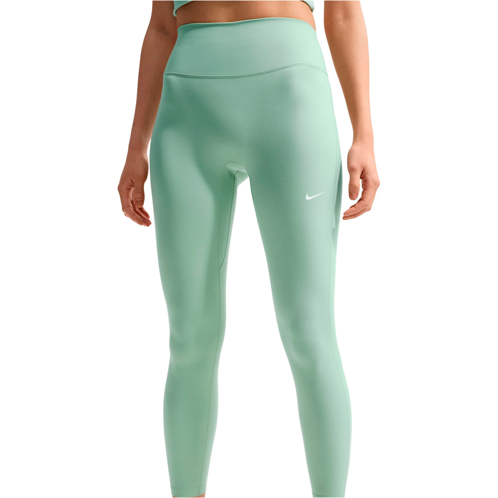 Nike pantalones y mallas largas fitness mujer DRI-FIT ONE VERDE vista detalle