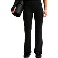 Nike pantalones y mallas largas fitness mujer DRI-FIT ZENVY NEGRO vista frontal