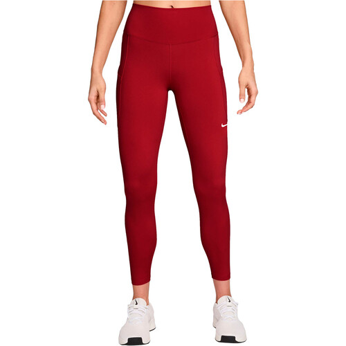 NIKE W NK DF ONE HR 7/8 PKT TGHT rojo