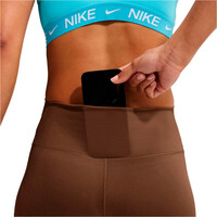 Nike pantalones y mallas largas fitness mujer W NK DF ONE HR 7/8 TIGHT USEAM ROJO 03