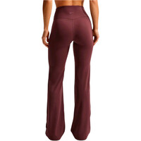 Nike pantalones y mallas largas fitness mujer W NK DF ZENVY HR FLARE USEAM NEGRO vista trasera