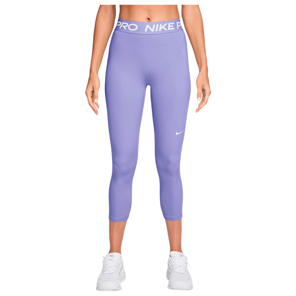 Nike pantalones y mallas largas fitness mujer W NP DF 365 MR TIGHT USM MORADO vista frontal