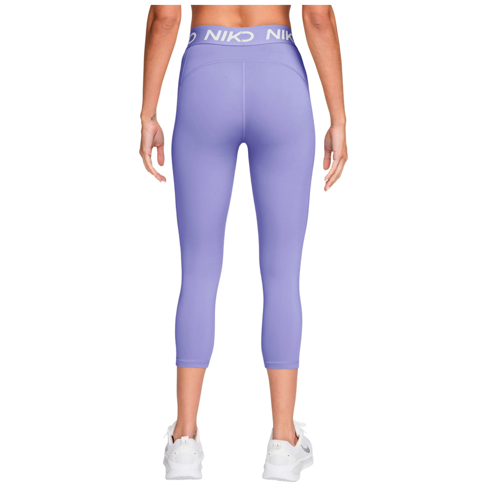 Nike pantalones y mallas largas fitness mujer W NP DF 365 MR TIGHT USM MORADO vista trasera