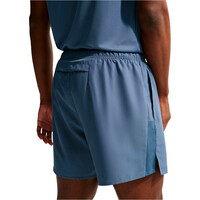 Nike pantaloneta técnica hombre CHALLENGER 2IN1 WINTERIZE AZUL vista trasera