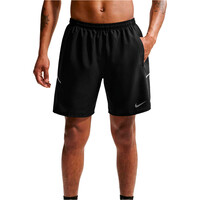 Nike pantaloneta técnica hombre DRI-FIT MILER NEGRO vista detalle