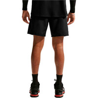 Nike pantaloneta técnica hombre DRI-FIT MILER NEGRO vista trasera