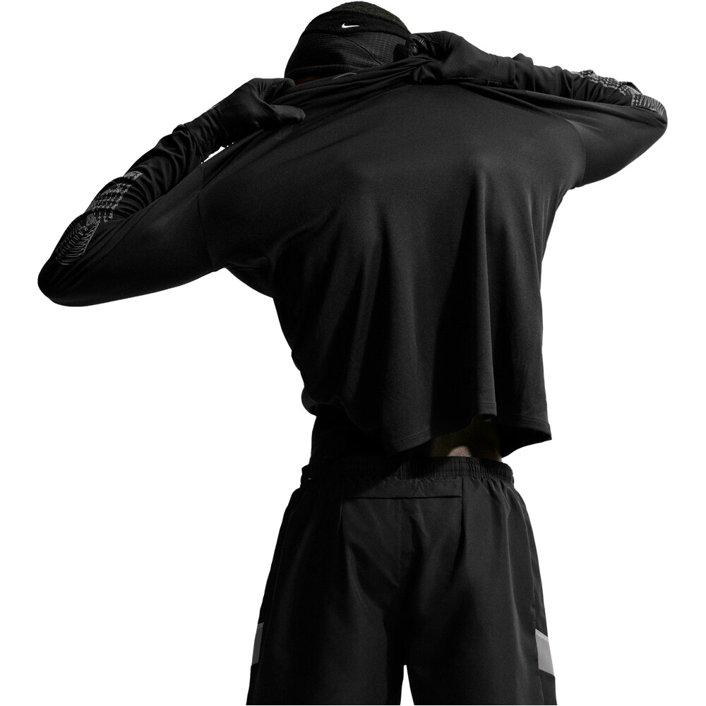 Nike pantaloneta técnica hombre M NK DF MILER WNT 5IN2IN1 SHRT NEGRO 03