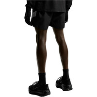 Nike pantaloneta técnica hombre M NK DF MILER WNT 5IN2IN1 SHRT NEGRO vista trasera