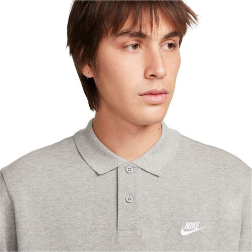 Nike polo manga corta hombre CLUB GRIS