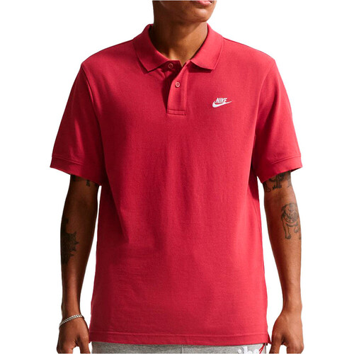 Nike polo manga corta hombre CLUB ROJO