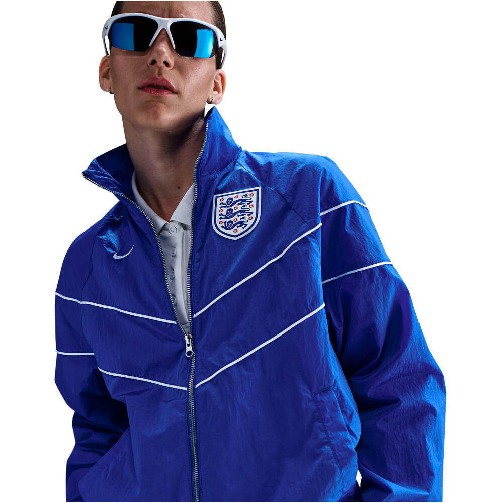 Nike sudadera entrenamiento fútbol INGLATERRA MUNDIAL 2026 MUJER AZUL vista detalle
