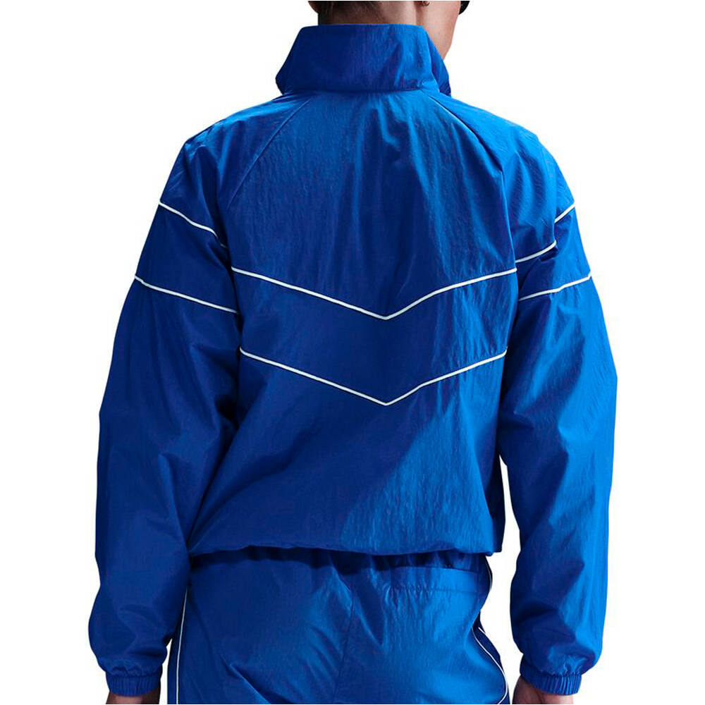 Nike sudadera entrenamiento fútbol INGLATERRA MUNDIAL 2026 MUJER AZUL vista trasera