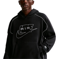 Nike sudadera hombre AIR NEGRO vista detalle