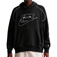 Nike sudadera hombre AIR NEGRO vista frontal